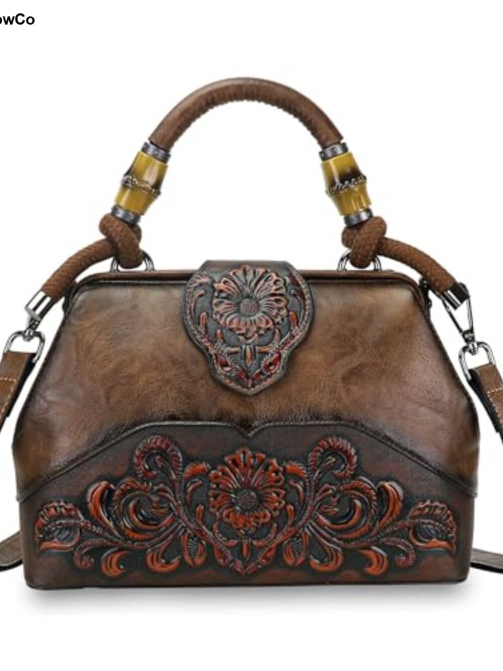 Vegan Leather Satchel Handbag Crossbody Top Handle Purse Medium Tote